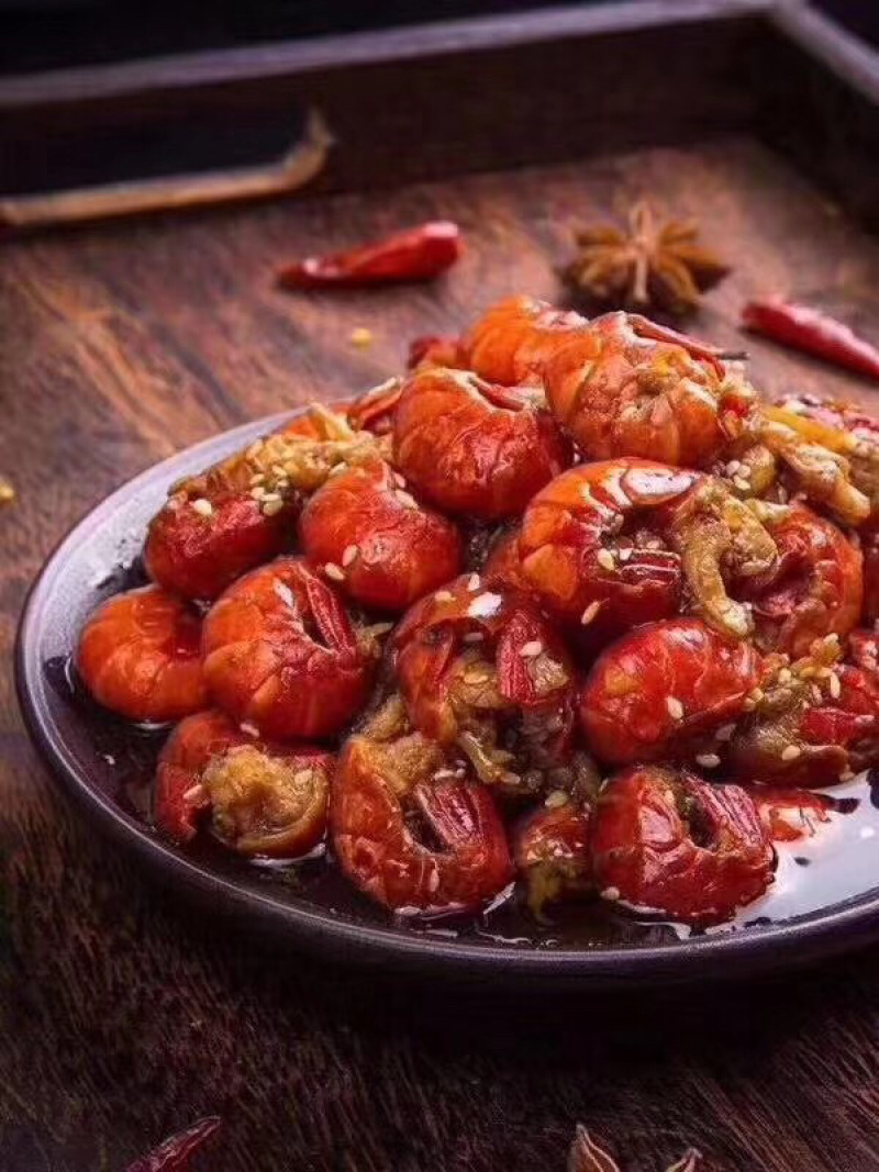 熟食香辣龙虾尾，香辣龙虾尾