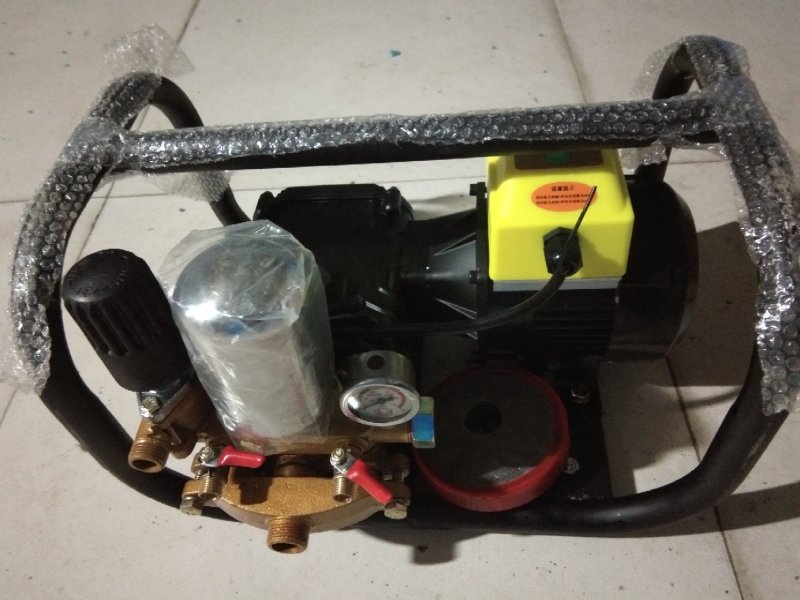 电动遥控打药泵电动三轮车打药机48v60v通用款