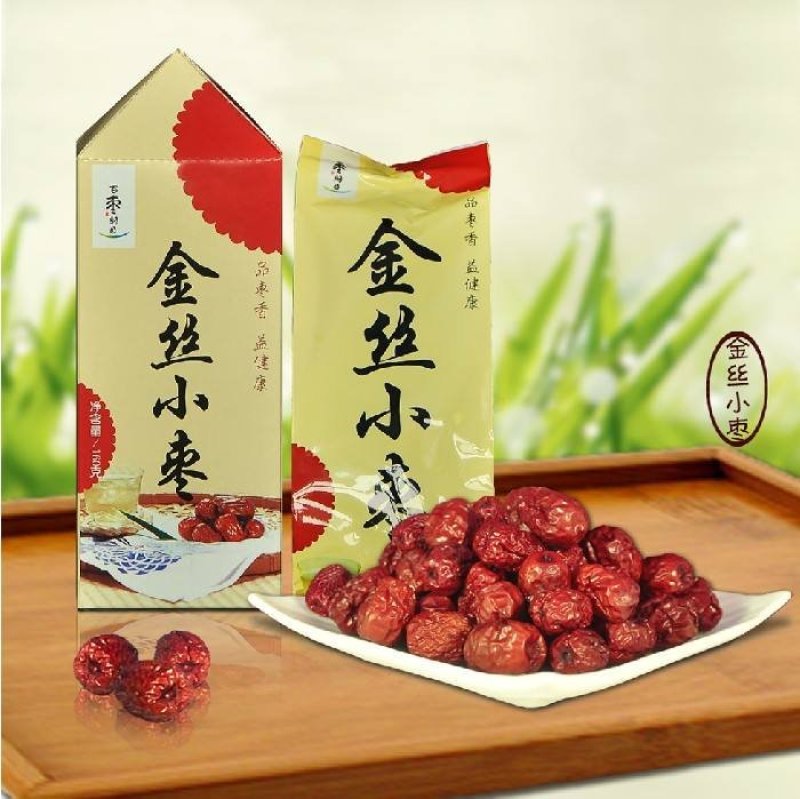 【山东红枣】乐陵金丝小枣，来自乐陵万亩枣林，粒粒精选