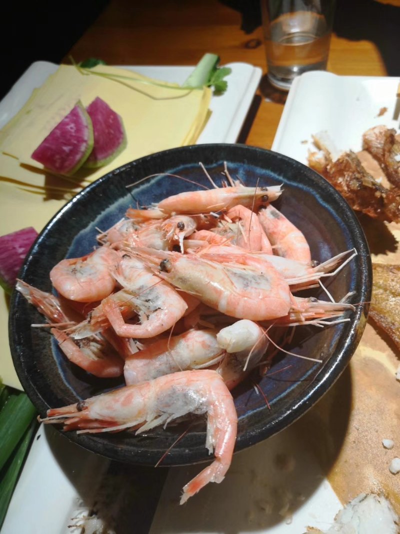 进口马加丹脚尾虾无冰新鲜