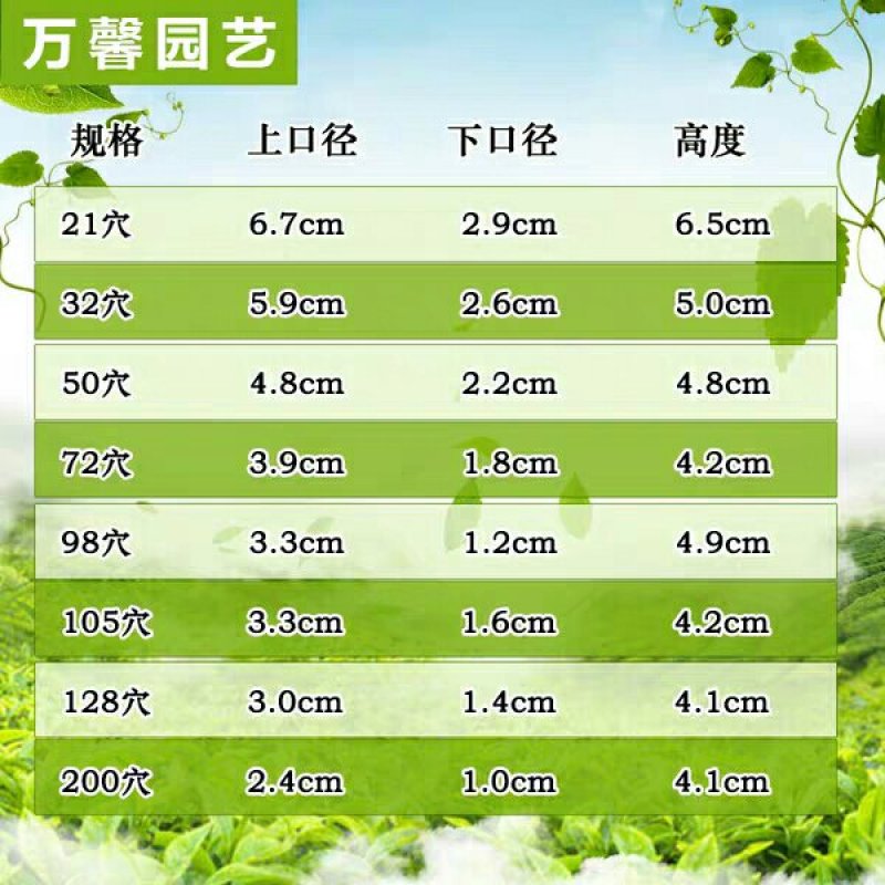 穴盘，穴盘，育苗盘营养钵塑料蔬菜苗加厚穴盘厂家供货