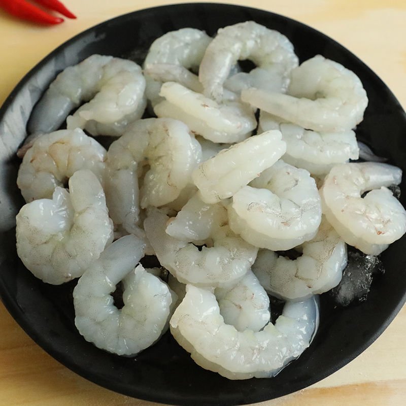 新鲜虾仁冷冻现剥开背虾仁批发包邮
