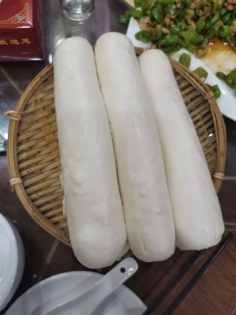 纯手工签字馒头