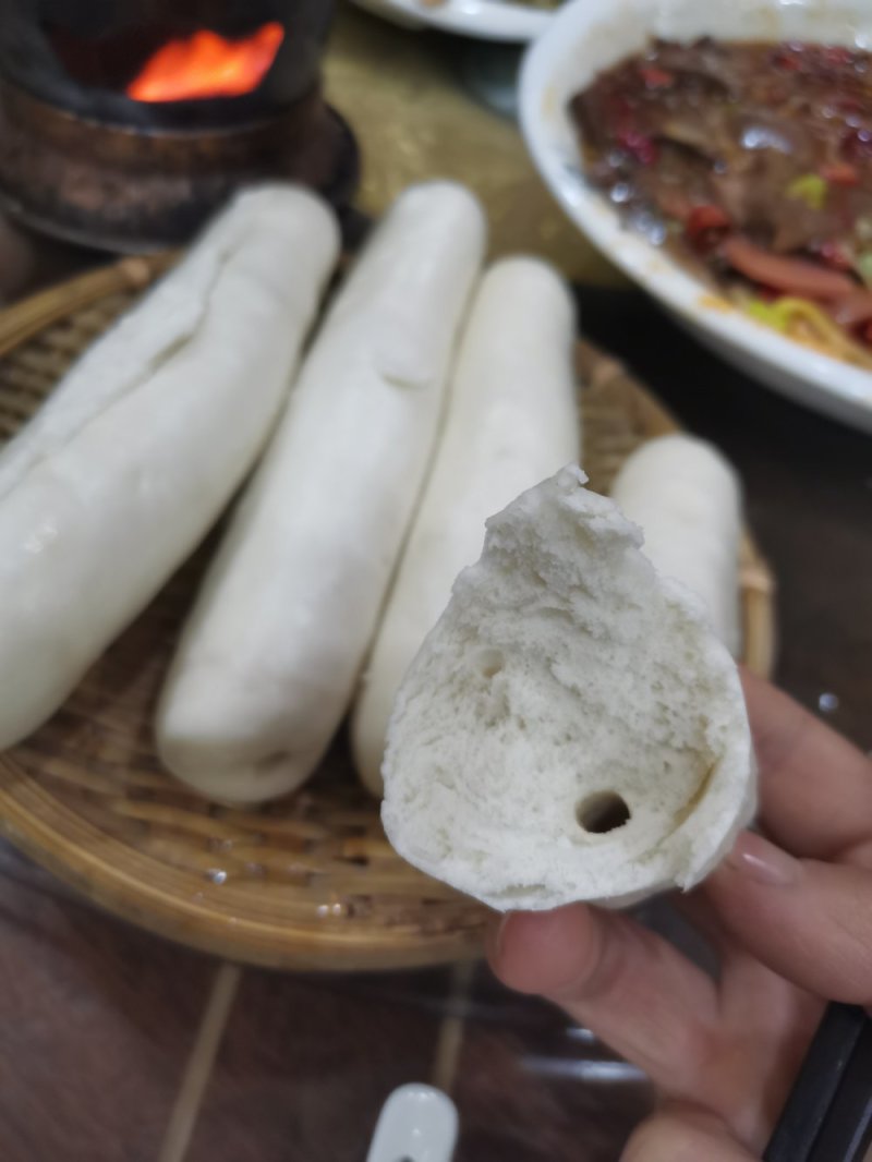 纯手工签字馒头