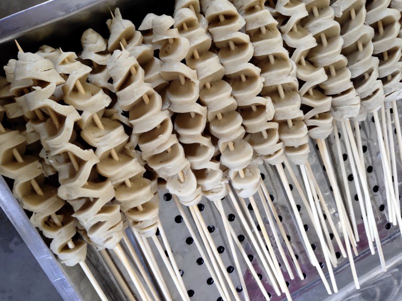【精品】多规格面筋串手工制作厂家直发商用家用质优