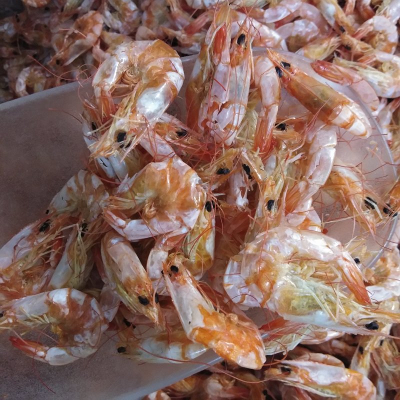 烤虾白虾虾干35条烤虾海鲜干货干货即食虾干