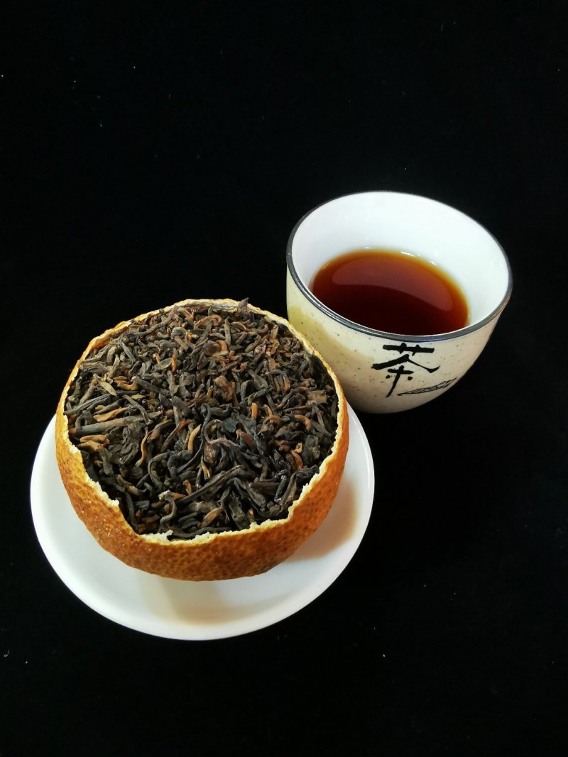 春节不打烊新会特产陈年手工缝线生晒陈皮大红柑普茶可定制