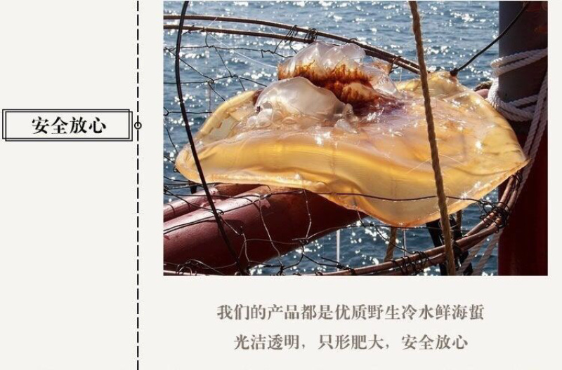 [会员专享]4斤一桶海蜇头非即食海蜇桶装美食多吃不胖包邮