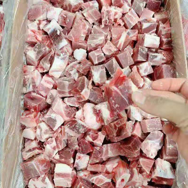 冷冻新鲜猪排骨粒多肉排骨粒猪小排20斤无颈前排粒生猪