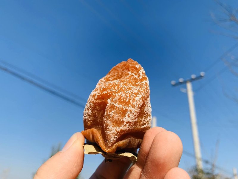 陕西富平柿饼天然霜降吊柿饼一件代发尖柿