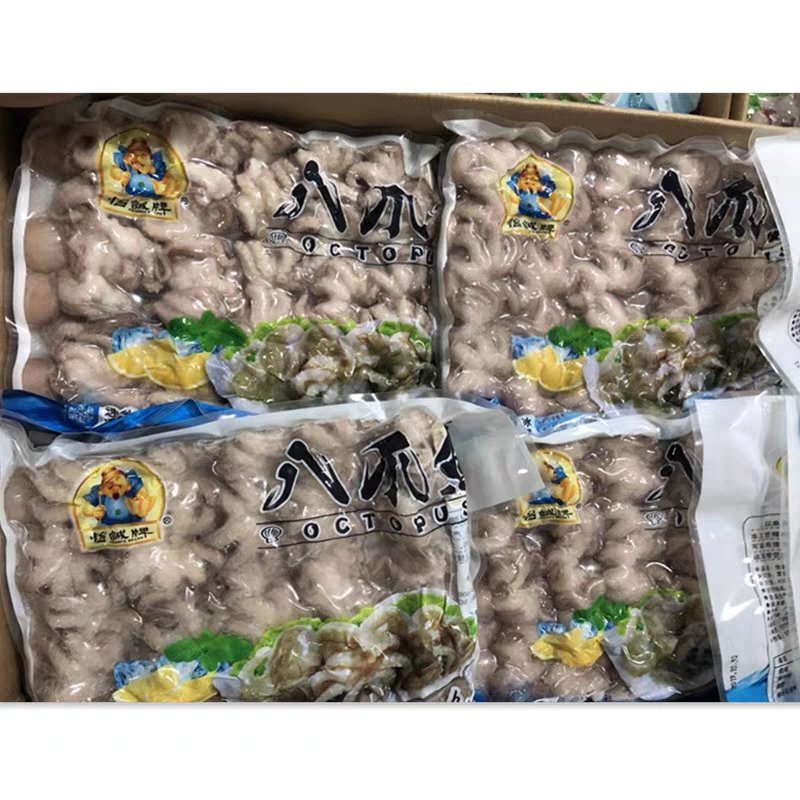 新鲜冷冻深海八爪小章鱼迷你火锅烧烤食材饭店商用去内脏