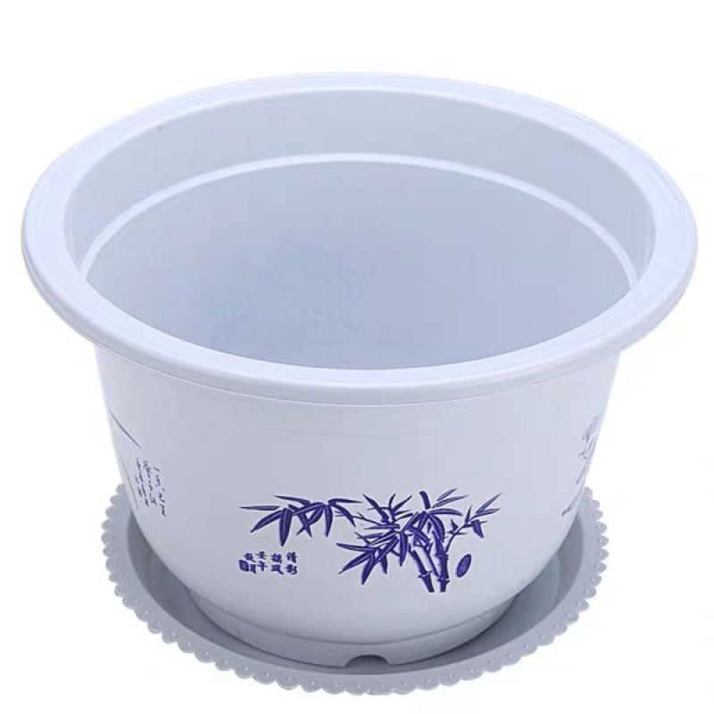 塑料花盆双色盆加厚特价家居花盆清仓处理植物种植花盆