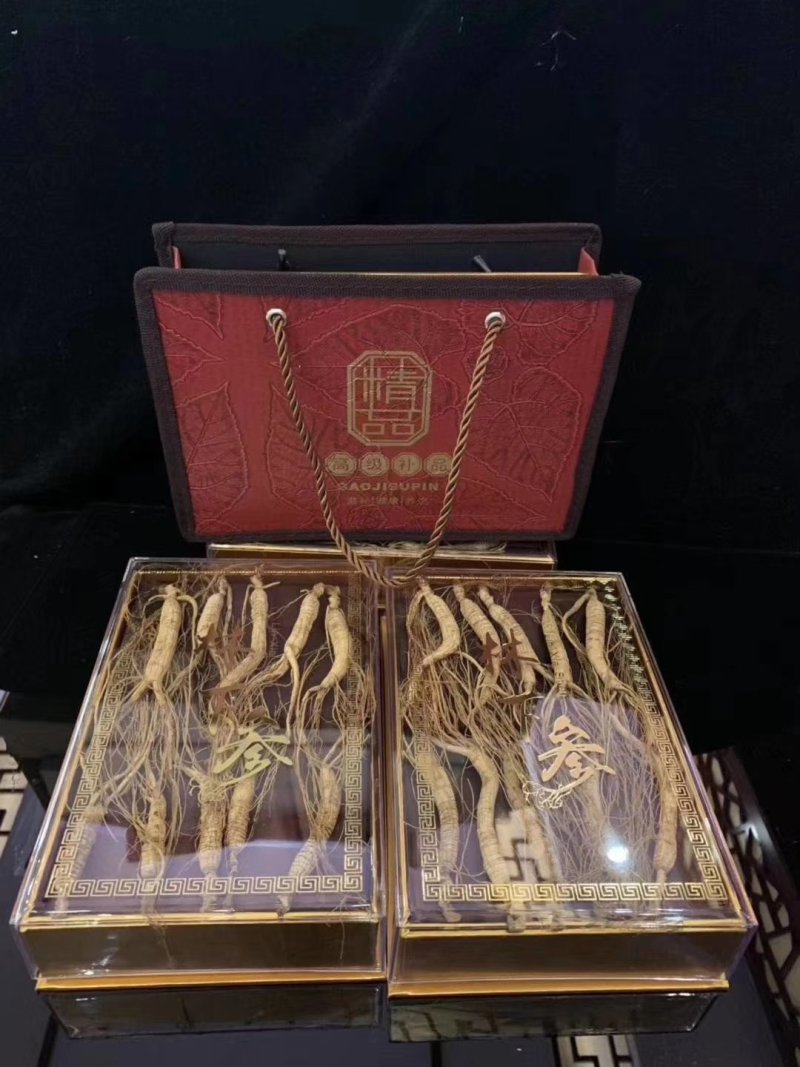人参，山参，参酒礼盒装