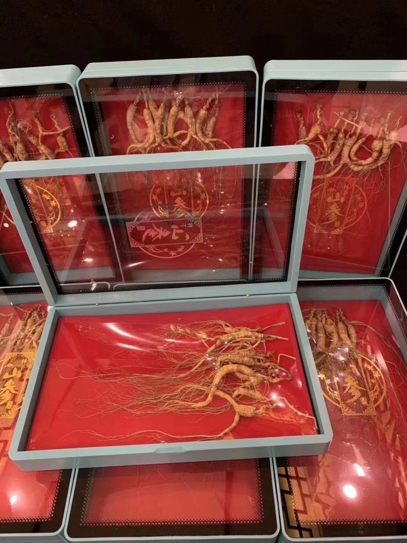 人参，山参，参酒礼盒装