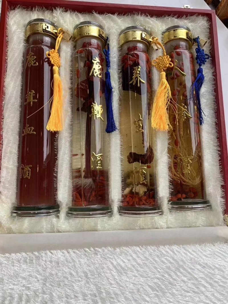 人参，山参，参酒礼盒装
