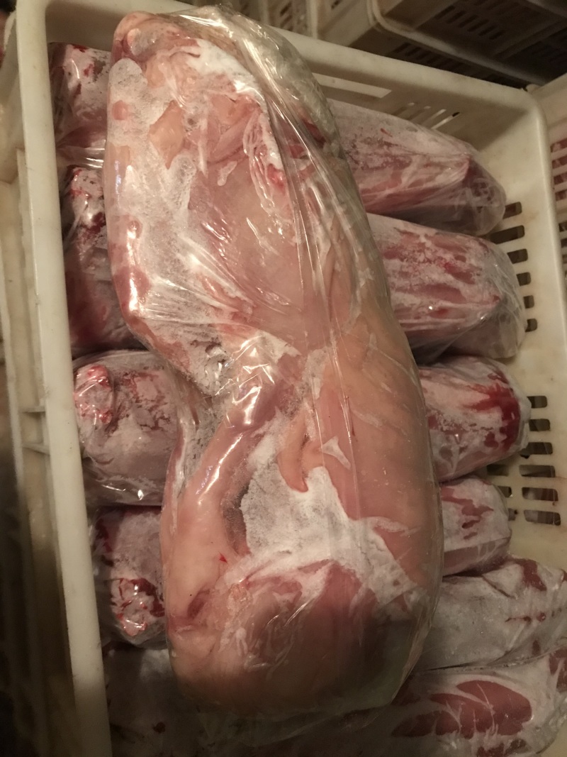 新鲜兔肉现杀兔肉速冻后的发货有兔头杀好，量大从优！