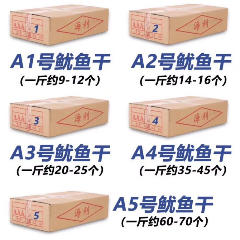 ️北海鱿鱼。白净新鲜货AAAA，干度特好12345号