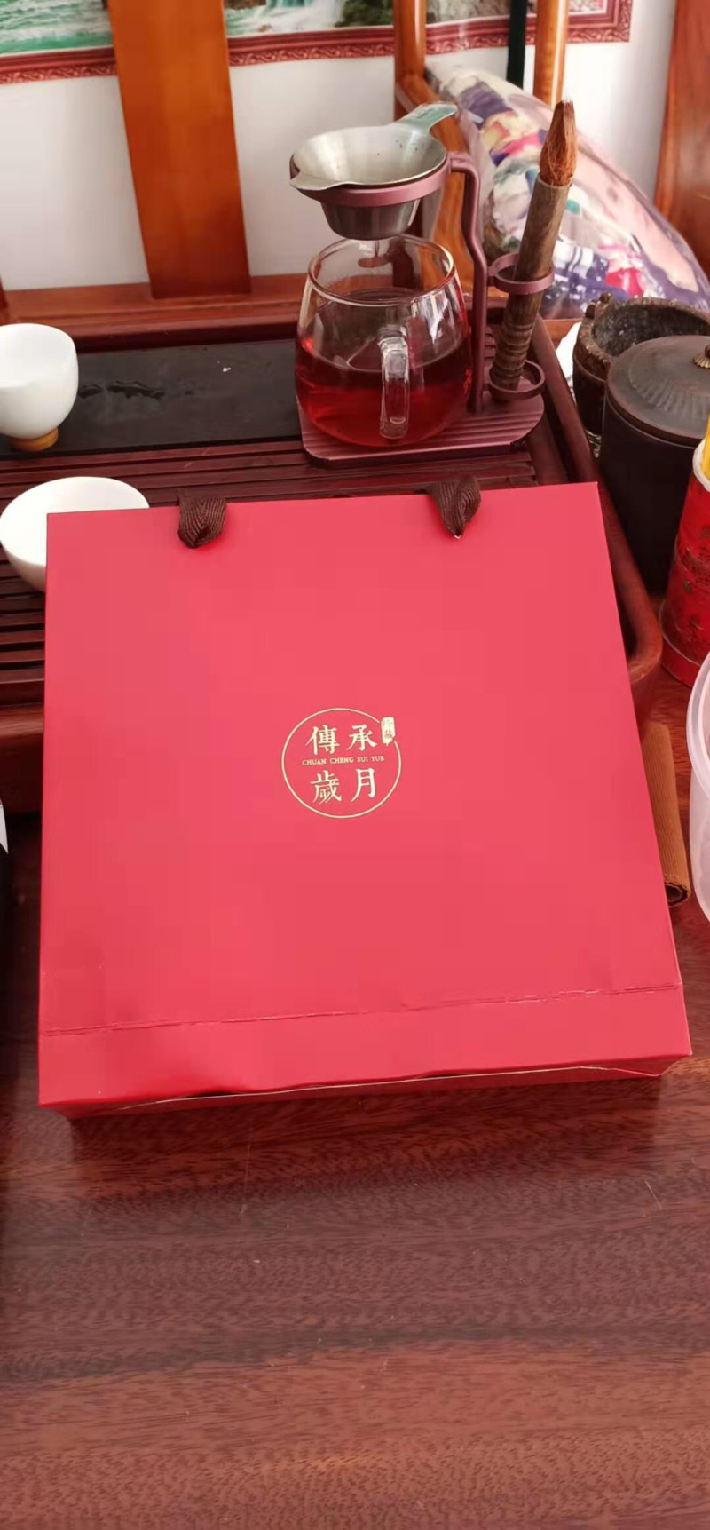 梧州六堡茶农家茶砖送礼佳品