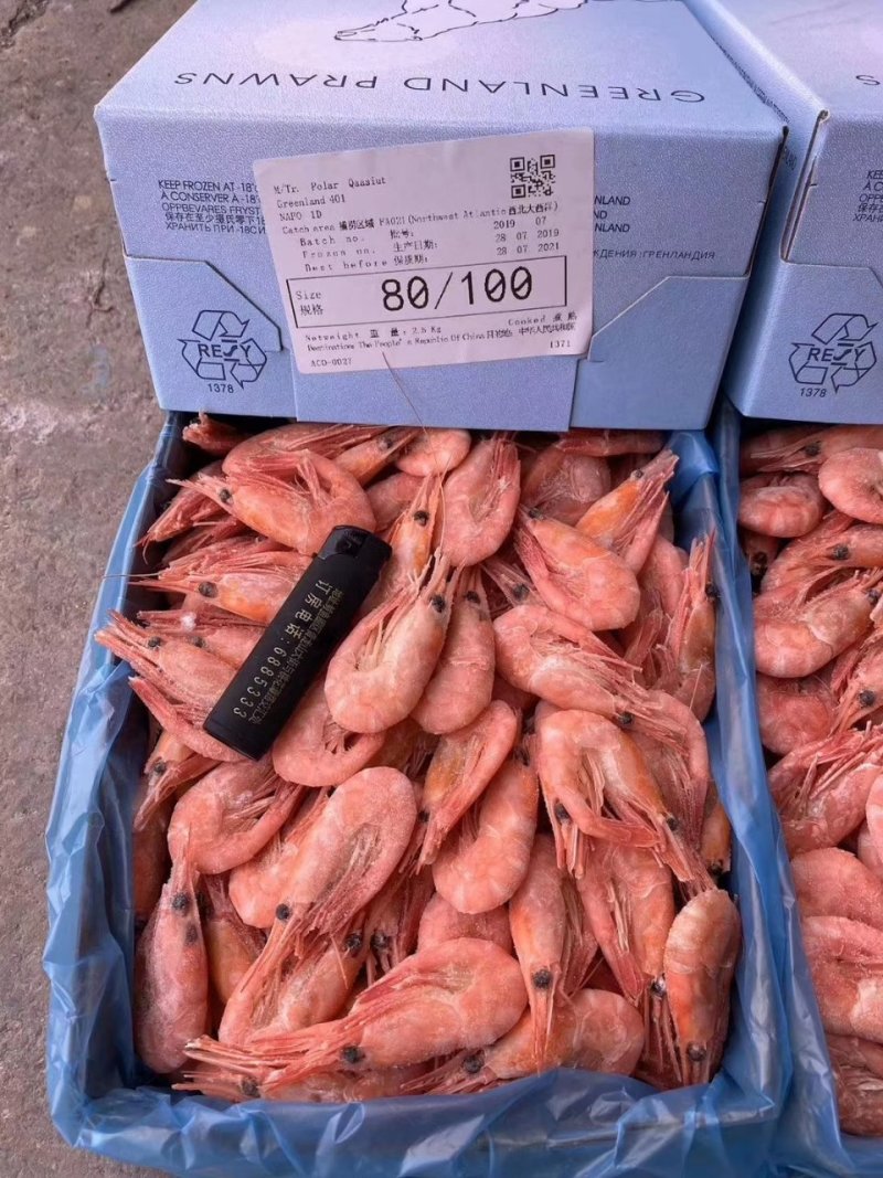 北极虾，冰虾，北极熊，2019新虾，头籽，无黑头