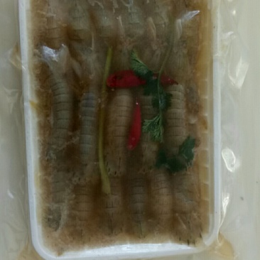 冷冻腌虾爬子