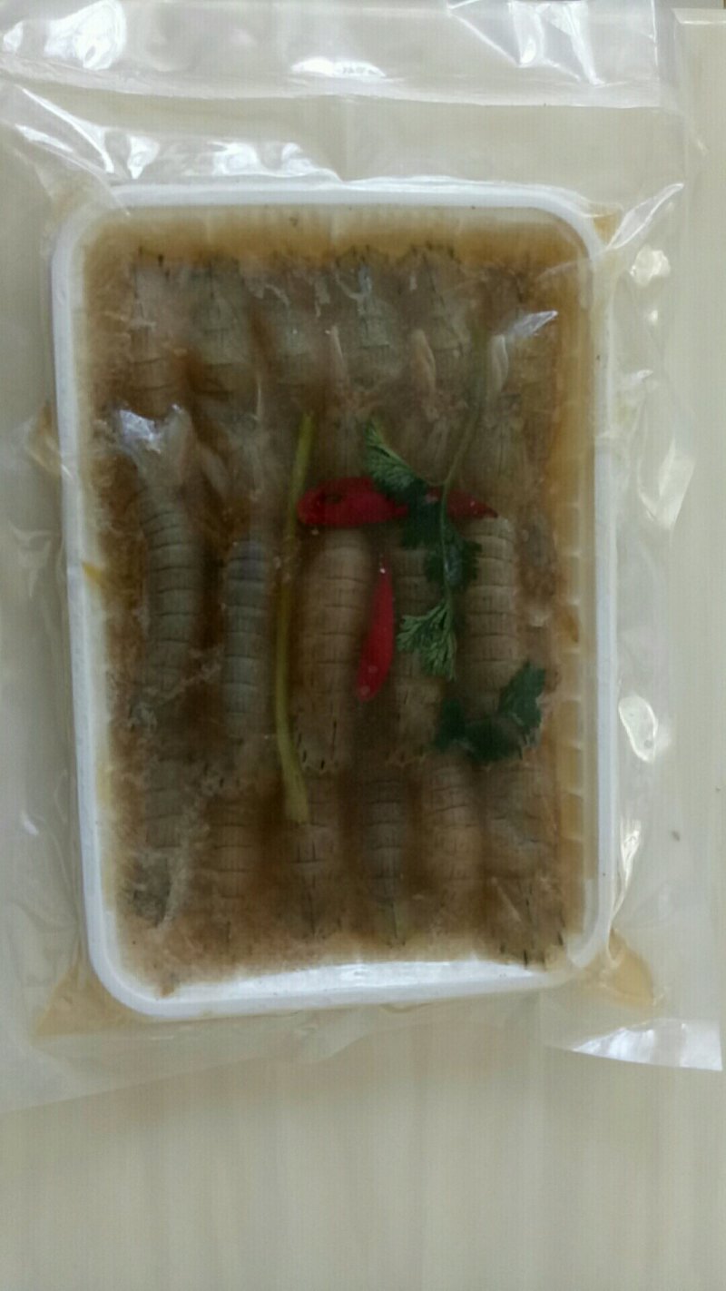 冷冻腌虾爬子