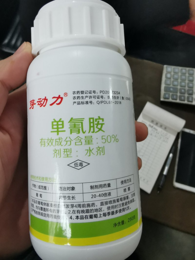 芽动力50%单氰胺破眠剂樱桃葡萄破眠剂植物生长调节剂