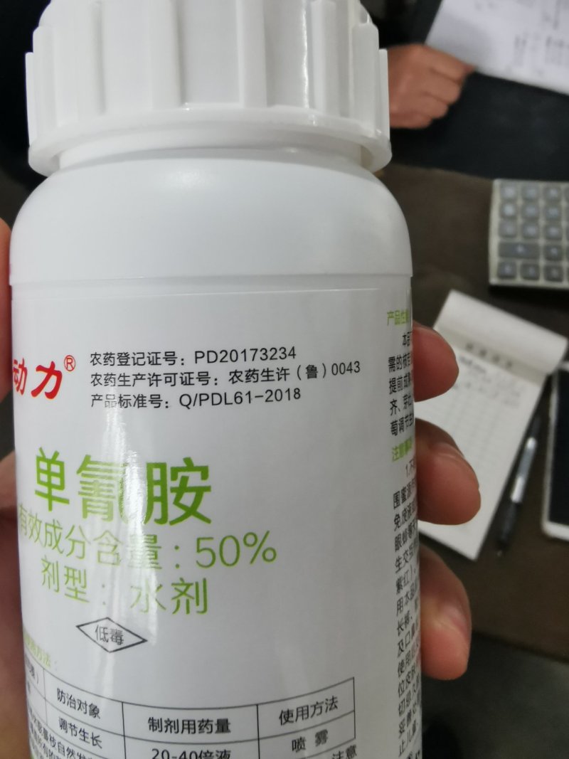 芽动力50%单氰胺破眠剂樱桃葡萄破眠剂植物生长调节剂