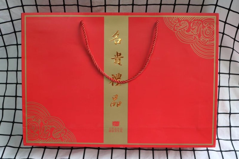 精选大气高档双拼礼盒鳕鱼胶拼大连元贝年货礼盒