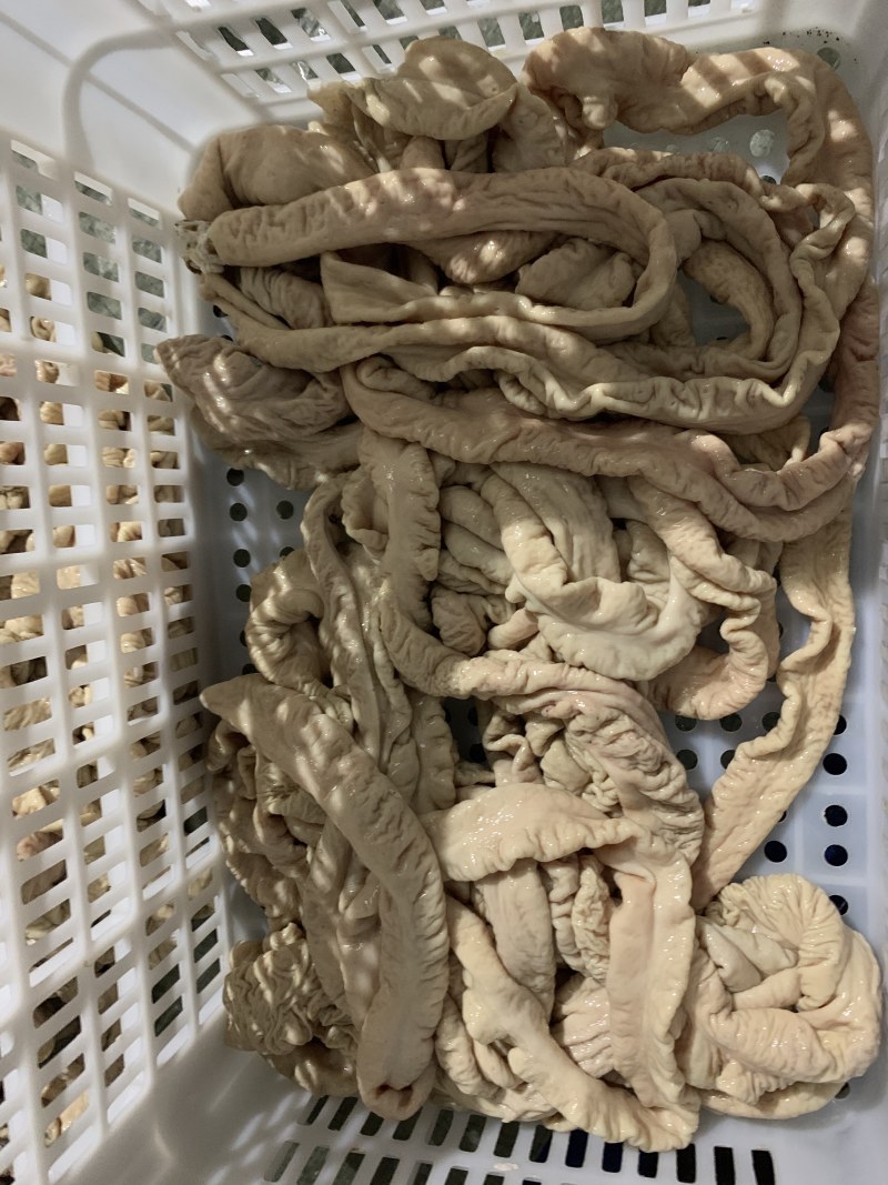 预煮大肠、鲜品