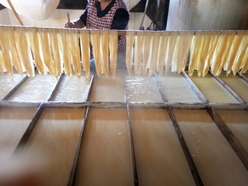 河源农家特产柴火黄豆腐竹干货自产自销