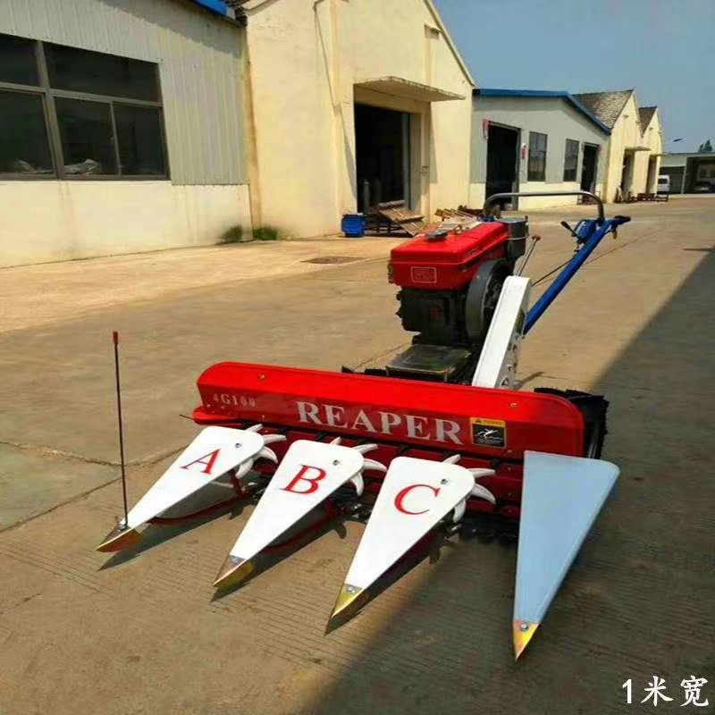 厂家直销汽油自走手推式收割机