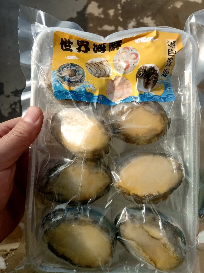 【渊品水产】养马岛天然生鲜冷冻真空包装鲍鱼