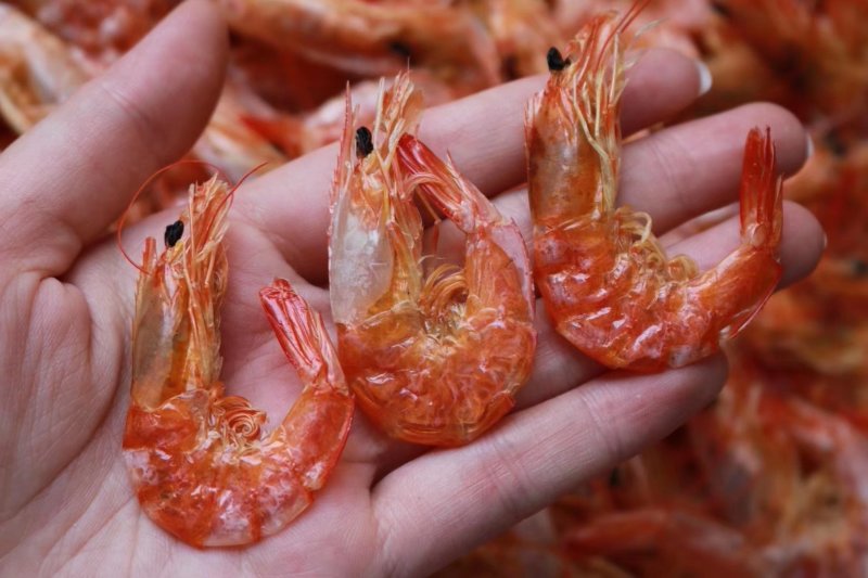 精选小号特级对虾干220只以上1斤即食烤虾干