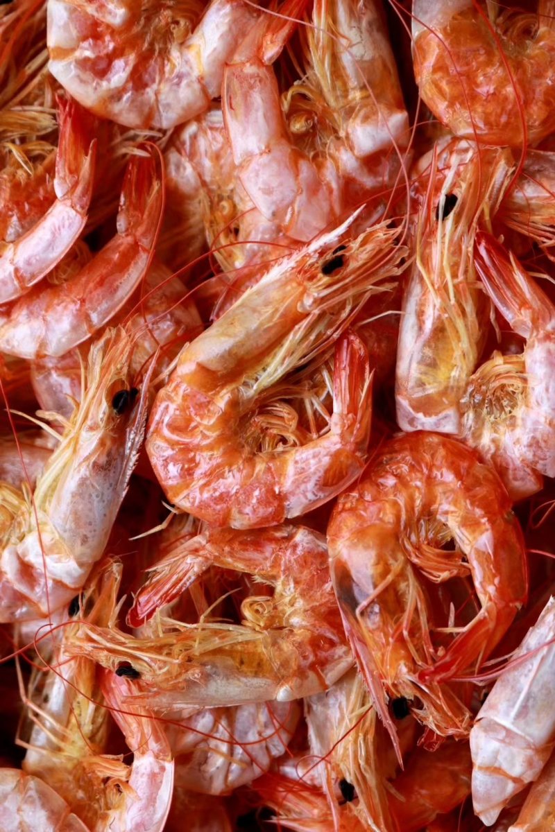 精选小号特级对虾干220只以上1斤即食烤虾干