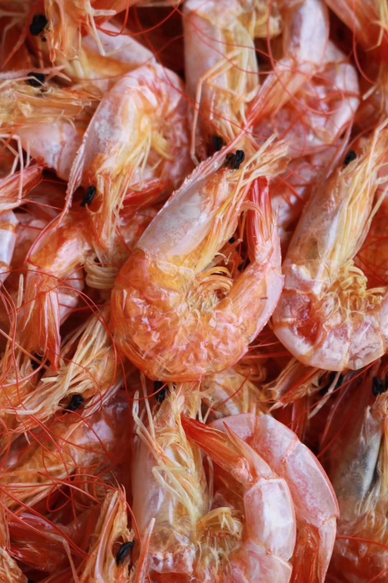 精选小号特级对虾干220只以上1斤即食烤虾干
