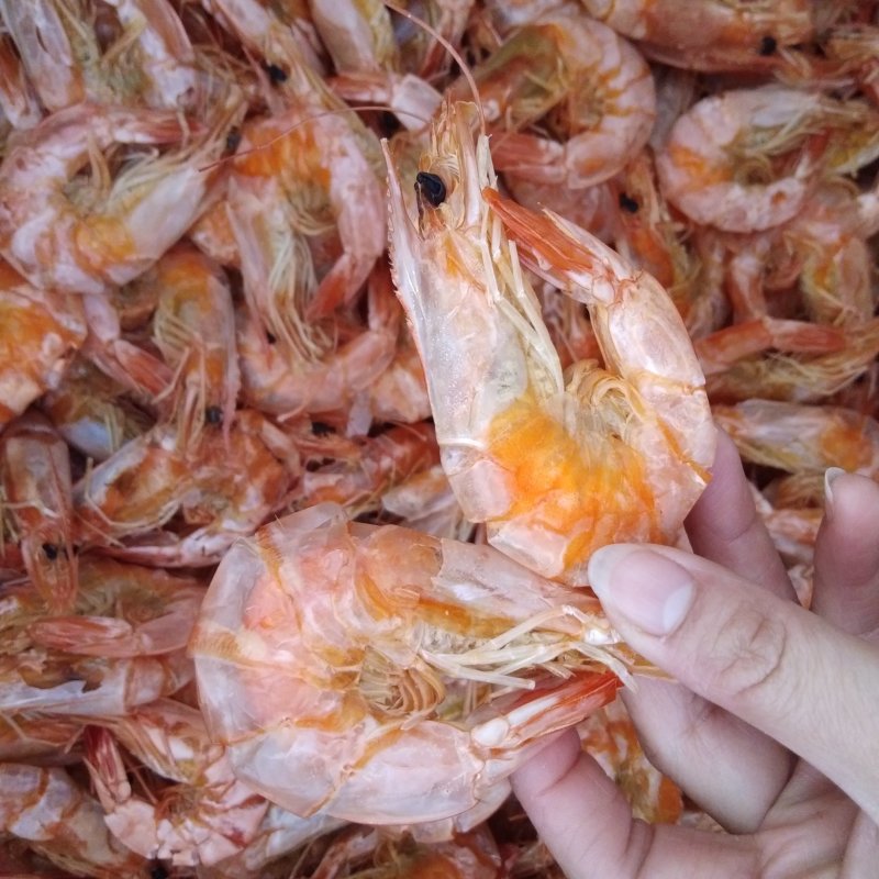 烤虾白虾虾干35条烤虾海鲜干货干货即食虾干