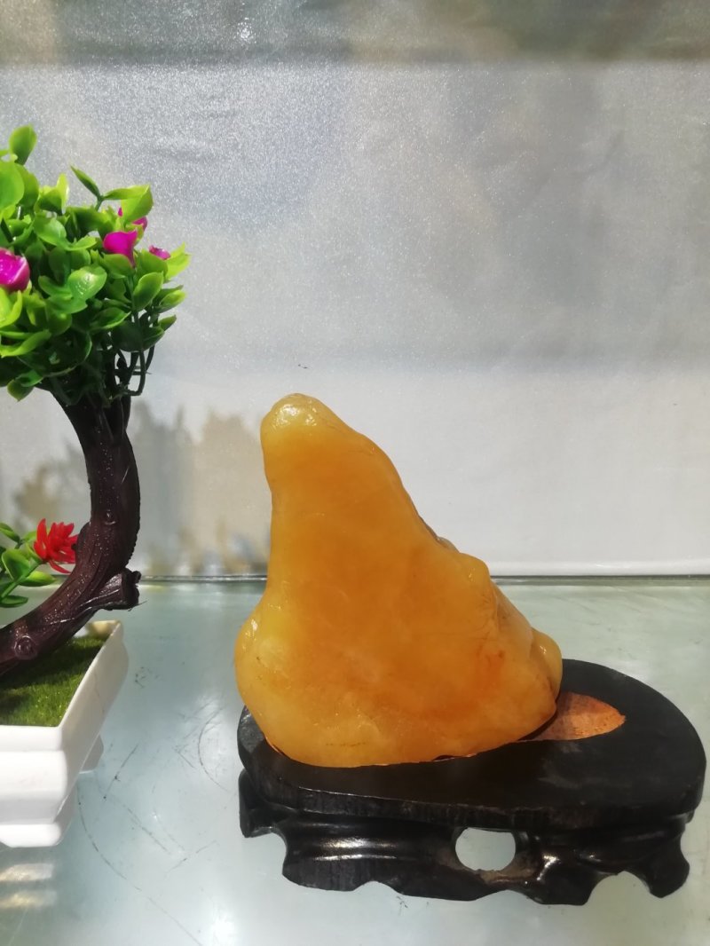 高凉彩玉碧玺猪肉石黄蜡石黄龙玉彩玉彩蜡画面石造型石奇石摆
