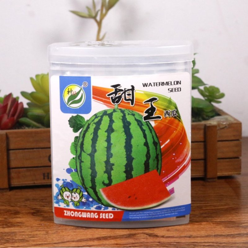种旺甜王西瓜种子早熟大果耐高温大红瓤高产甜脆水果种子