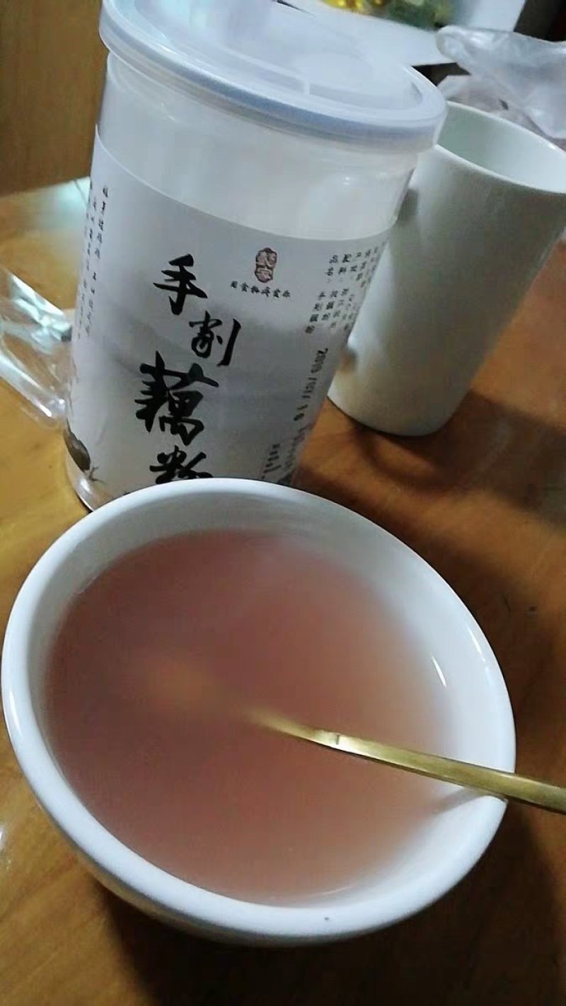 懿呈刀削纯莲藕粉片状杭州西湖三家村特产农家削冲泡300克