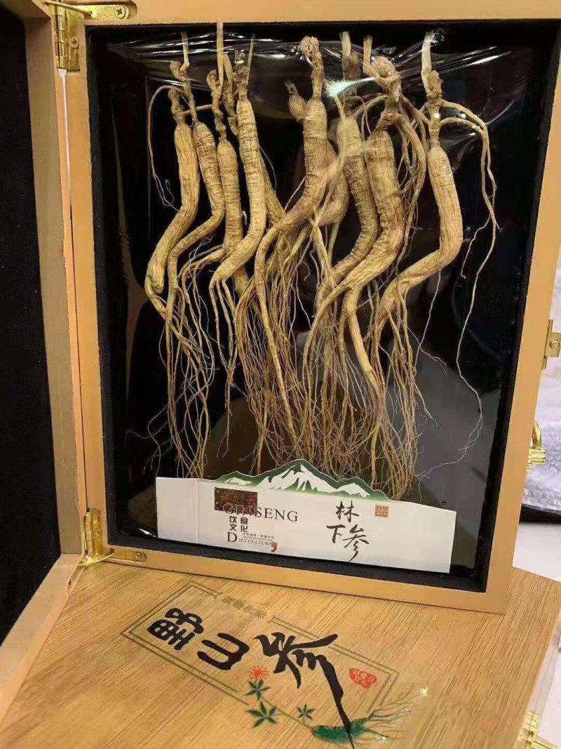 竹盒林下参礼盒送礼佳品高大上有面子