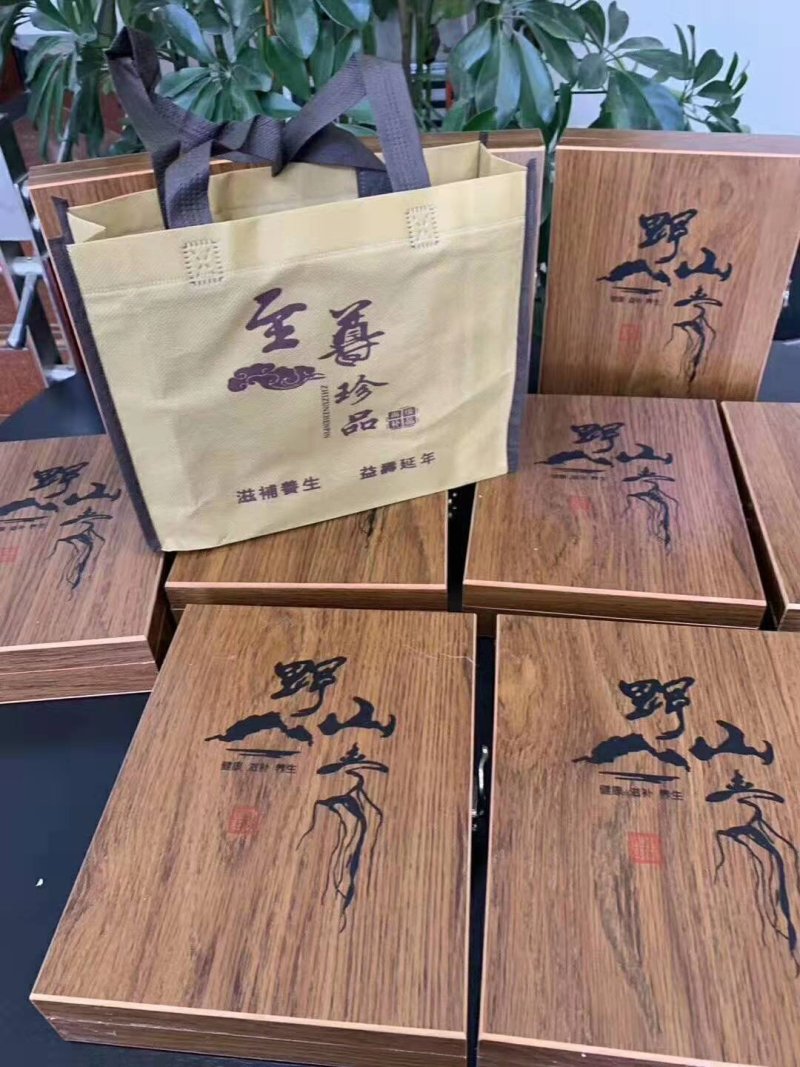 竹盒林下参礼盒送礼佳品高大上有面子