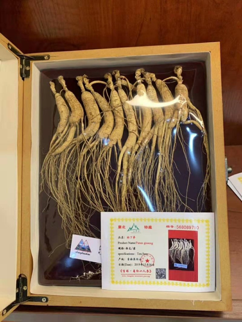 竹盒林下参礼盒送礼佳品高大上有面子