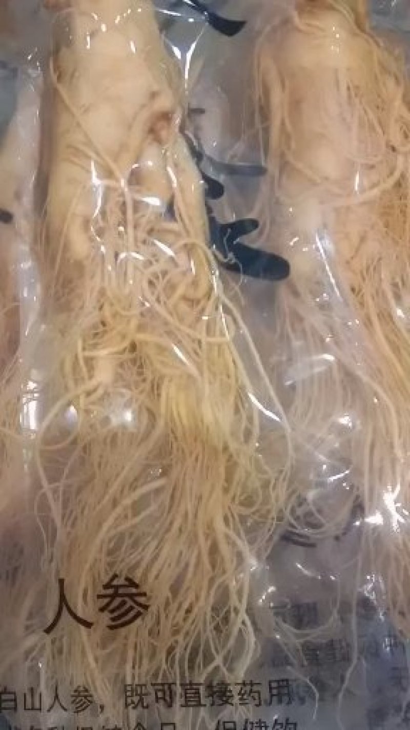 人参，常年批发供应各种规格药食同源中药材鲜人参