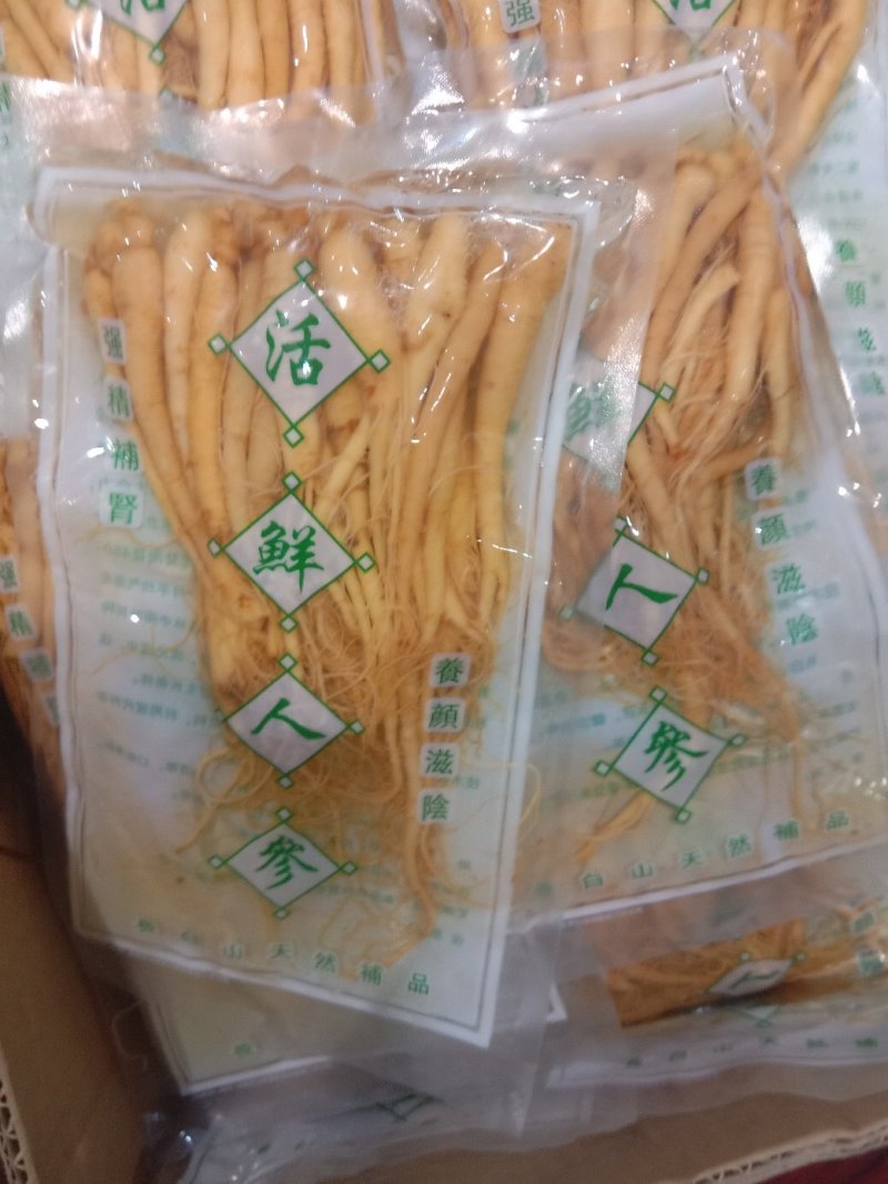 人参，常年批发供应各种规格药食同源中药材鲜人参