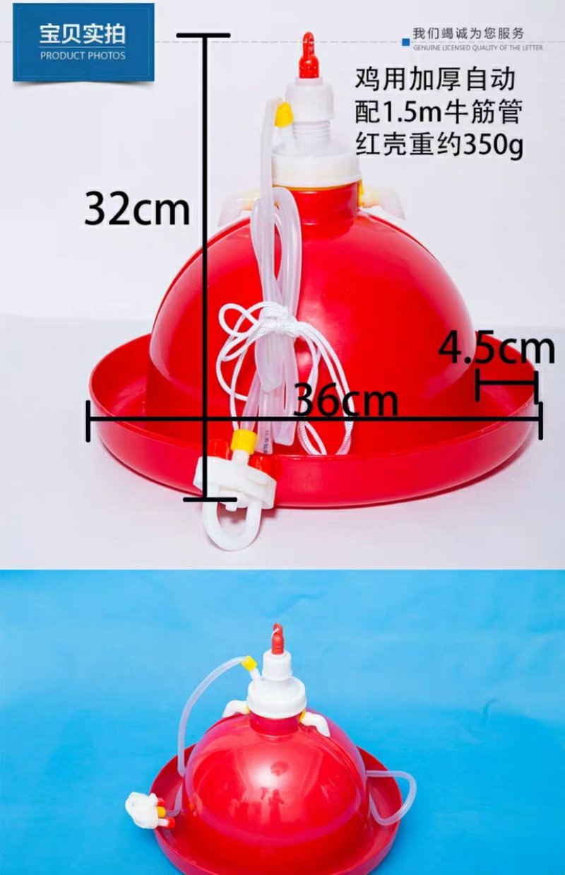 鸡鸭鹅饮水壶唐唐养鸡用自动饮水器鸡用饮水壶鸡鸭鹅喂水器