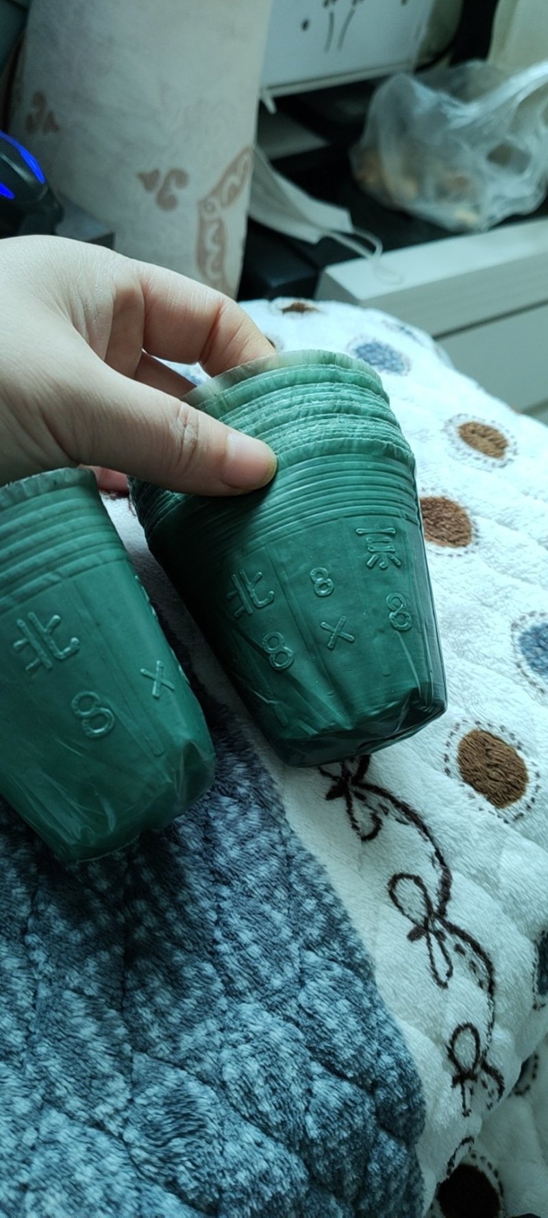 【黑色软花盆】营养杯，美植袋，装土神器，双色盆