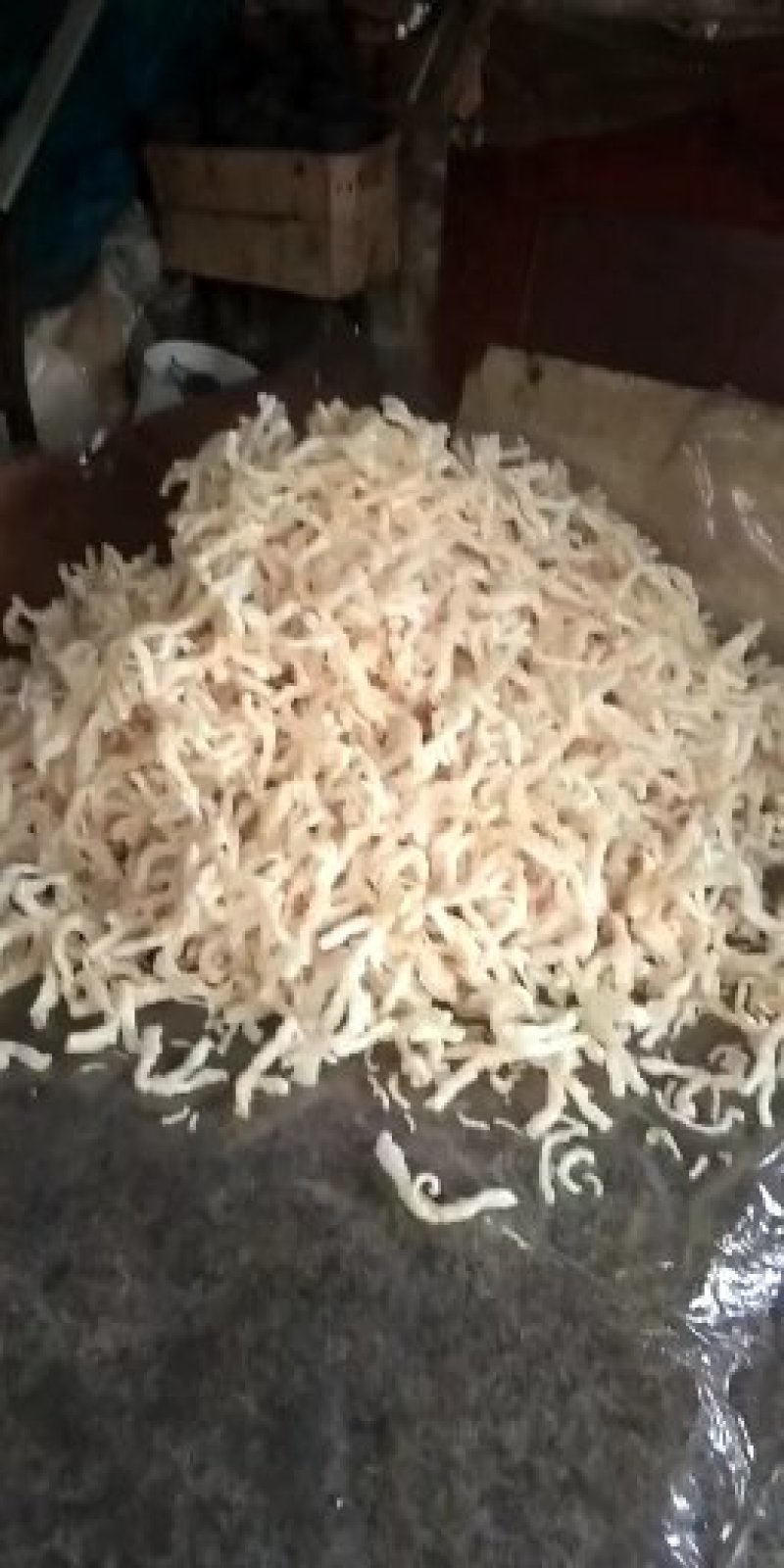 油炸蹄筋猪蹄筋，油炸蹄筋，干蹄筋