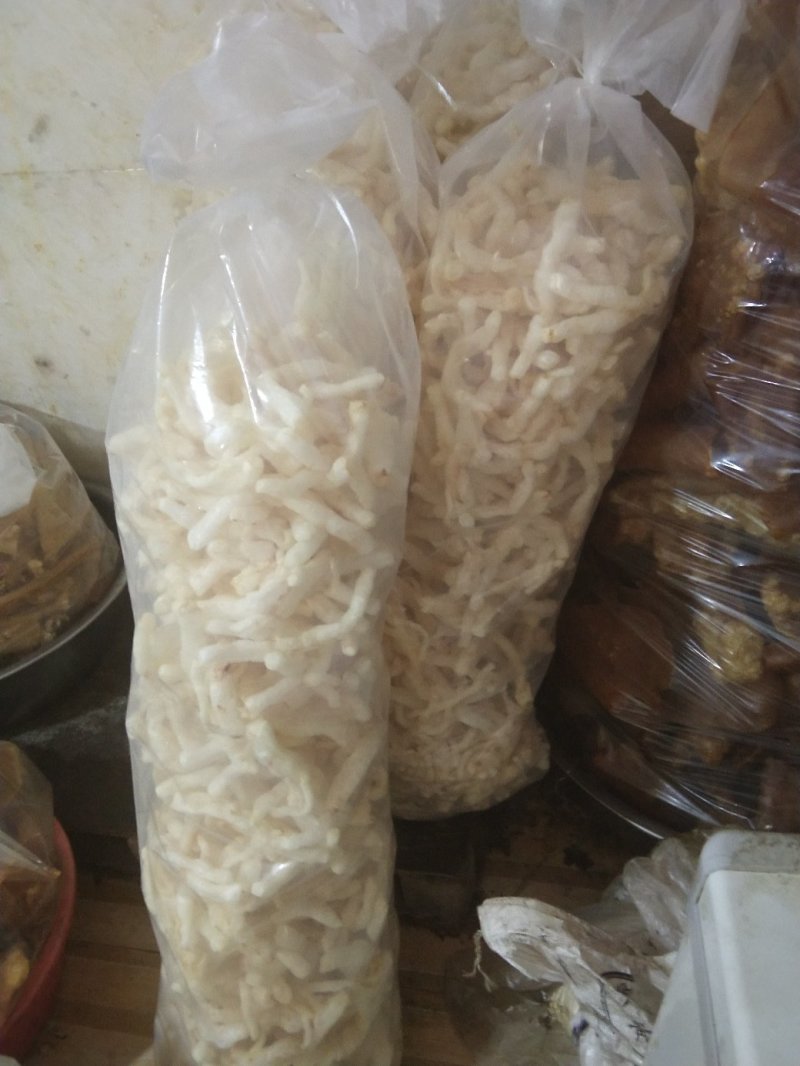 油炸蹄筋猪蹄筋，油炸蹄筋，干蹄筋