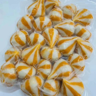 黑白双拼墨鱼400克/包（9条：墨汁肠4条，墨肉肠5条