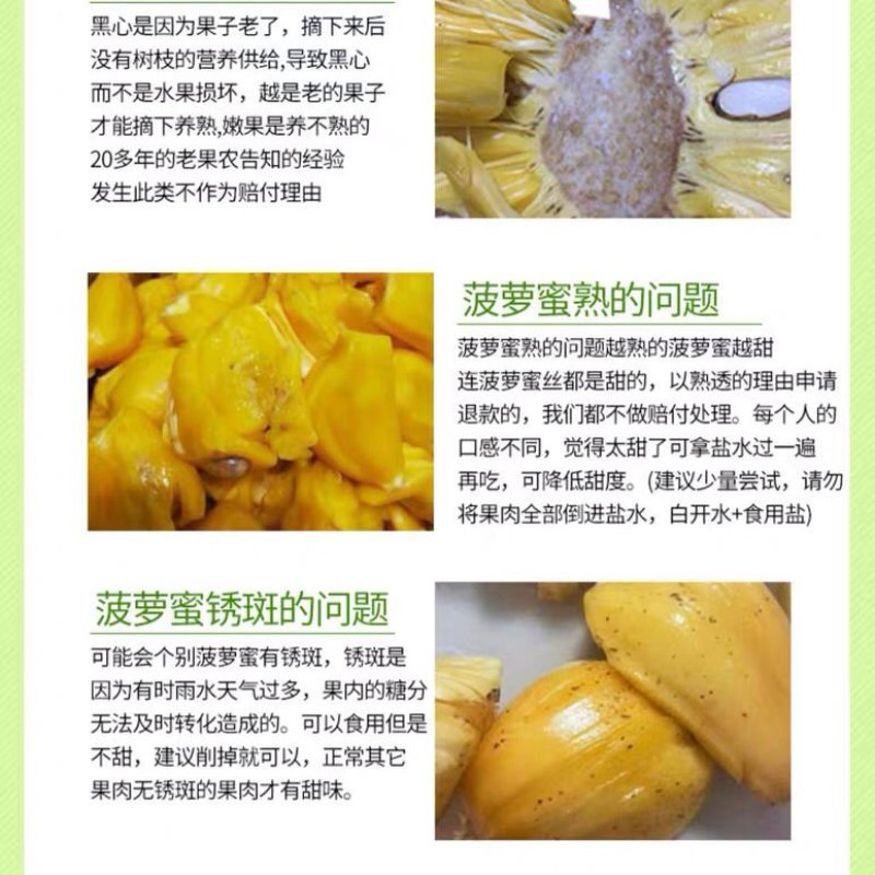 【招代理】海南黄肉菠萝蜜35-40斤支持各平台一件代发。